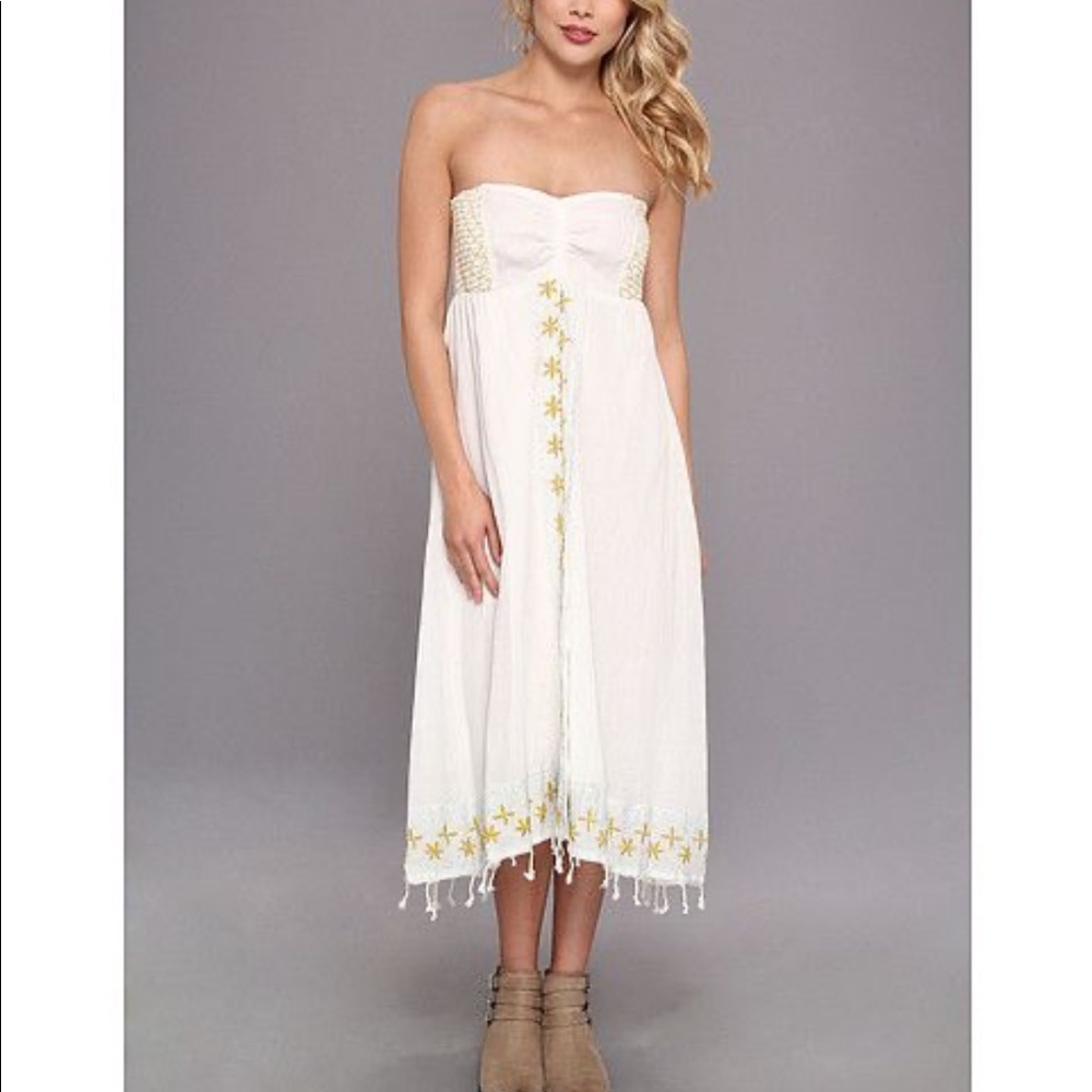 Free People Star of India strapless dress, size M